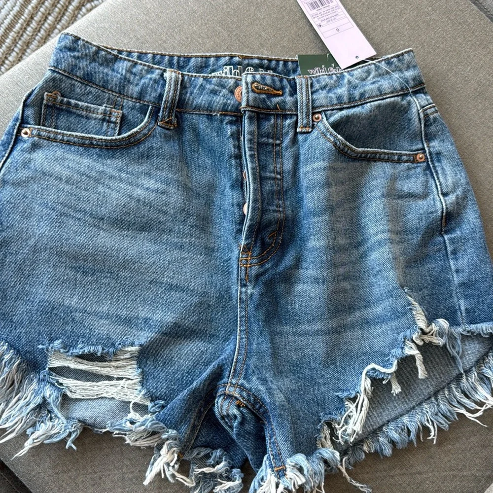 Wild Fable Target Denim High Rise shorts size 0 / 25 NWT